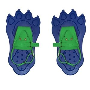 Redfeather Snowpaws Youth Snowshoes, blue/green.